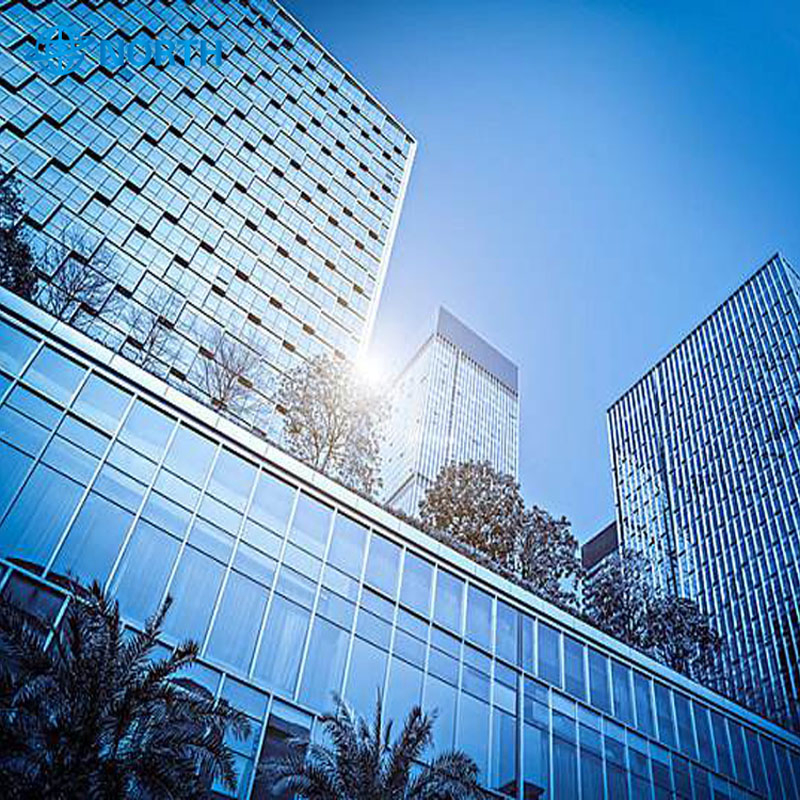 Colored Building Glass Wall Cladding