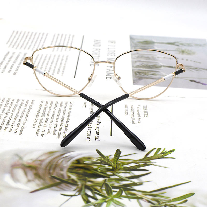 CE Vintage Women Stainless Steel Spectacle Frame Eyeglasses