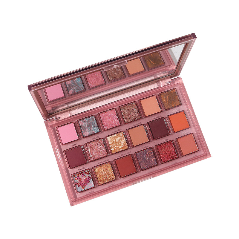 Custom Cosmetic Wholesale Makeup High Pigment Private Label Glitter Vegan Maquillaje Custom Eyeshadow Palette
