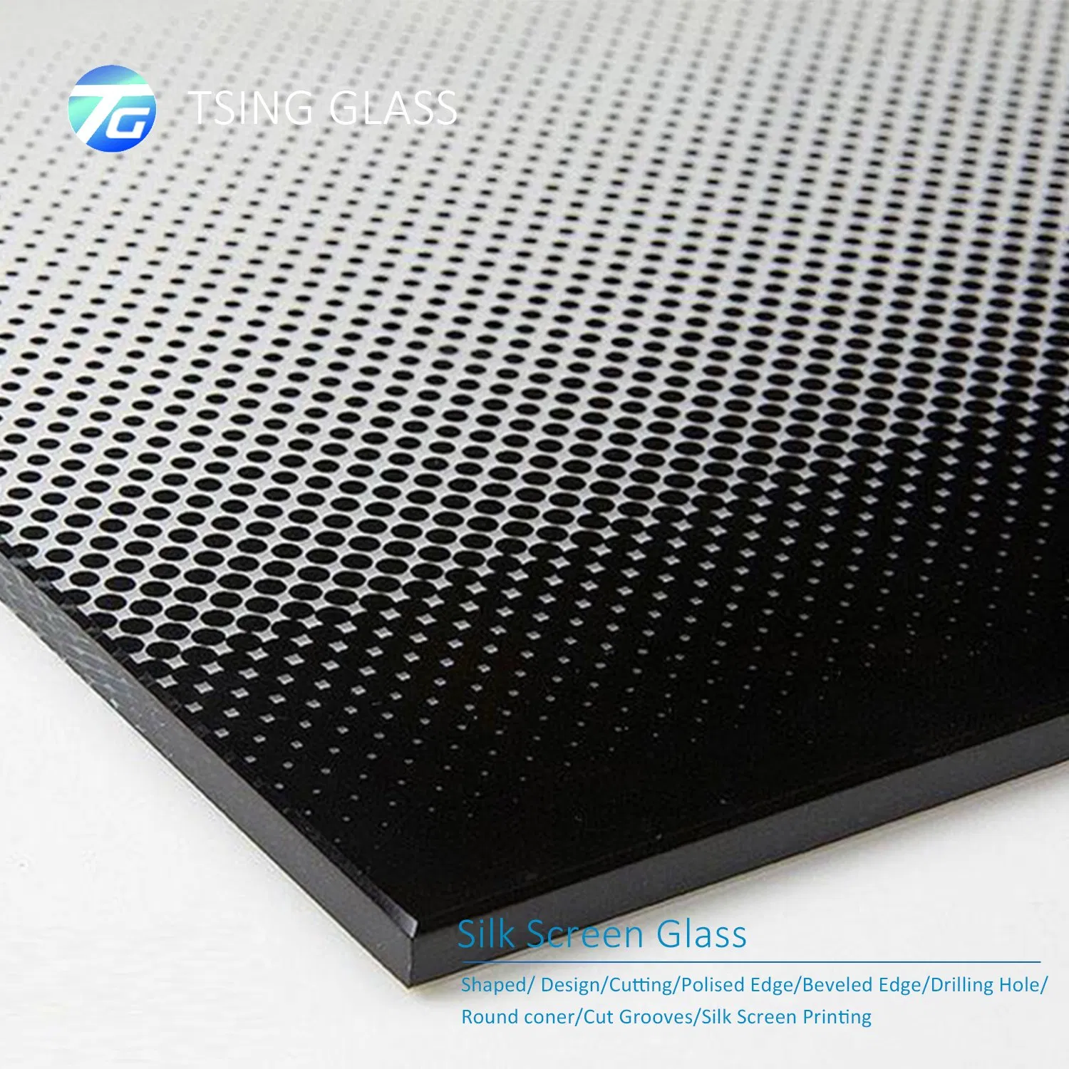 Designed/Customized Printing Designed Glass with Different Patterns Silk Screen Glass