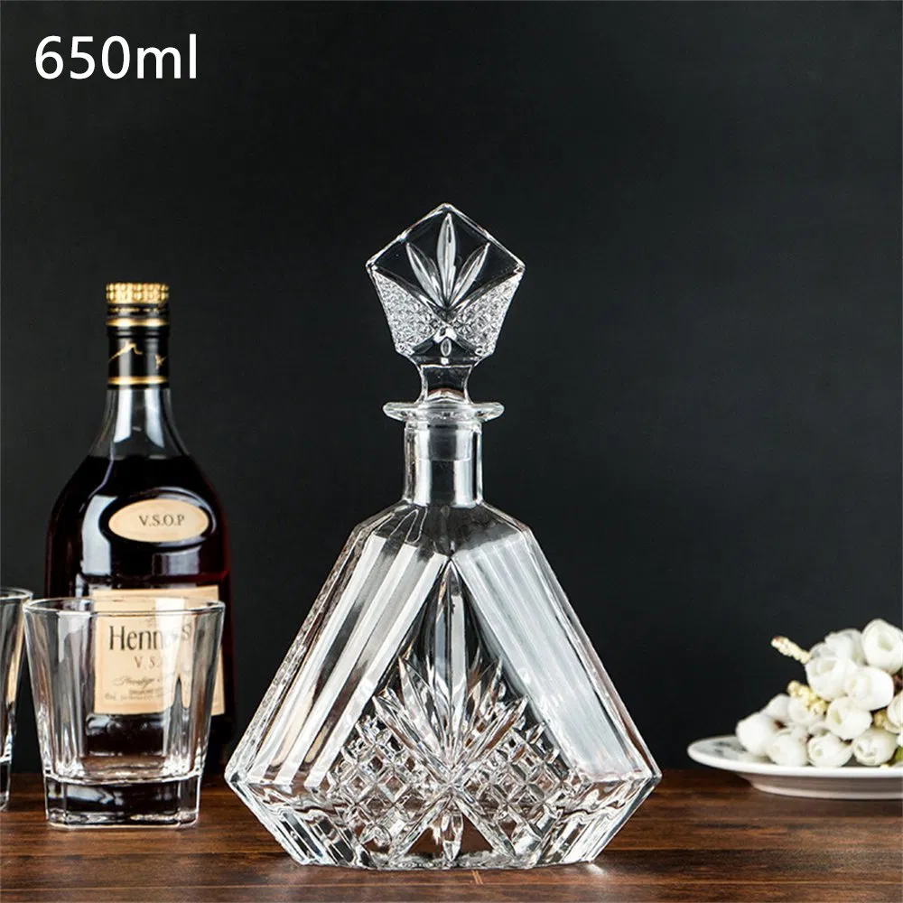 650ml Empty Liquor Spirits Glass Premium Whisky Fruit Wine Glass Bottles for Vodka Gin