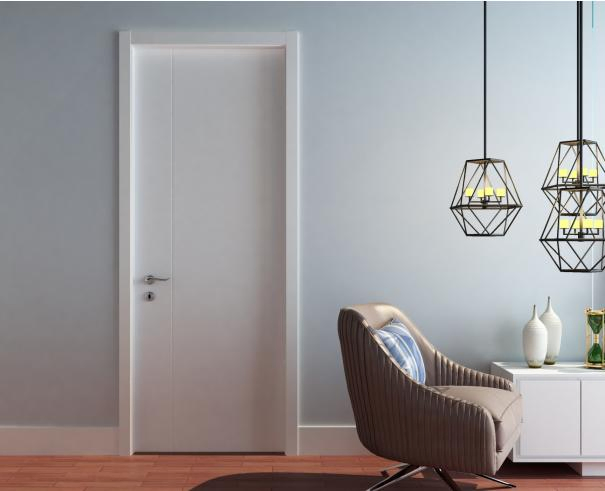 Waterproof WPC Interior Door Film Wrapping Painting Finish 2030mm Easy to Install
