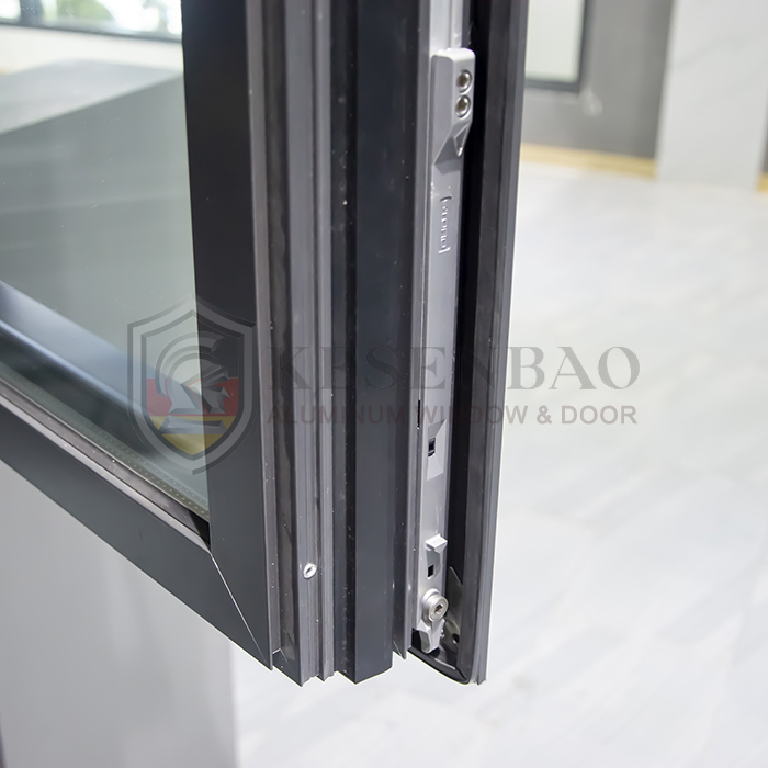 Aluminium Casement Two Opening Type Aluminum Double Glazed Tilt and Turn Window