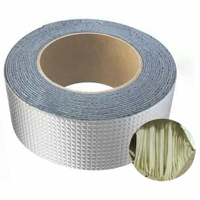 Weather-Resistant Self-Adhesive Waterproofing Roof Pipe Leak Sealing Alu Butyl Rubber Tape