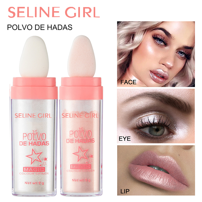 Seline Girl 9g Fairy Pink Shimmer Colour Magic Hair Glitter