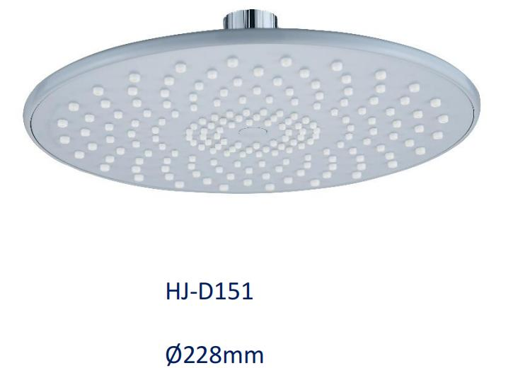 Square Shape Plastic Bathroom Shower Head with 200*300mm