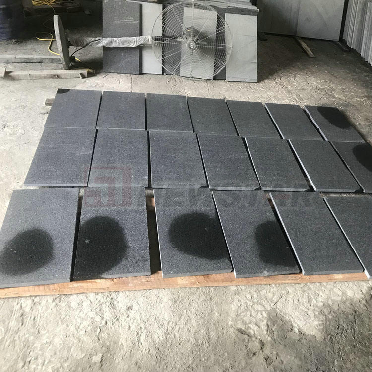 Modern Design Split Wall Facade G684 Granite Black Basalt Wall Cladding