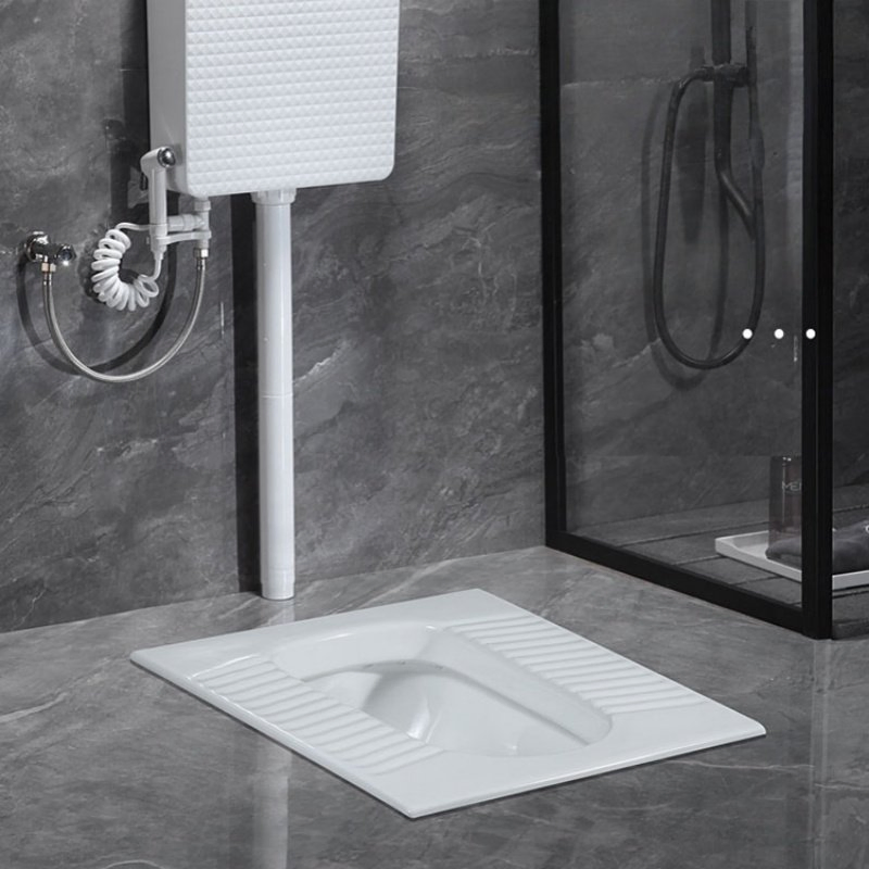 High-Quality Ceramic Squat Toilet with Easy Installation Features