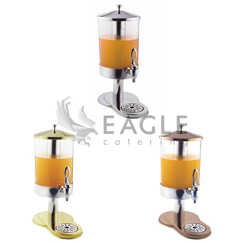 Stainless Steel Acrylic Base Commercial Beverage Juice Dispenser