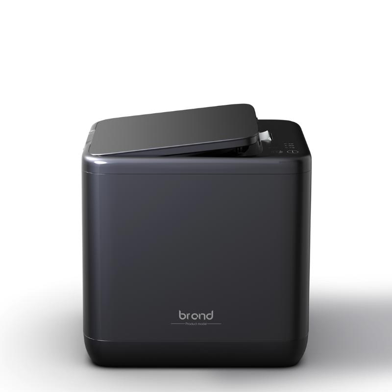 3.8L Food Waste Disposer for Heavy-Duty Kitchen Tasks with Touch Key-Press for Home Use