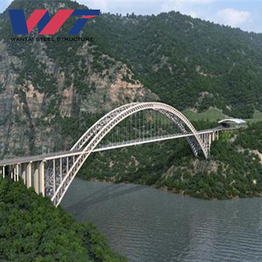 Curved Truss Arch Steel Bridge for Hot Sale