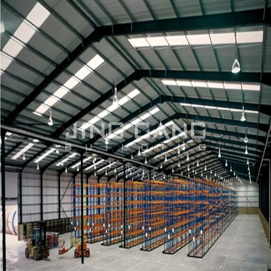 Commercial Steel Structure Industrial Construction Prefabricated Warehouse Workshop Building with H Column