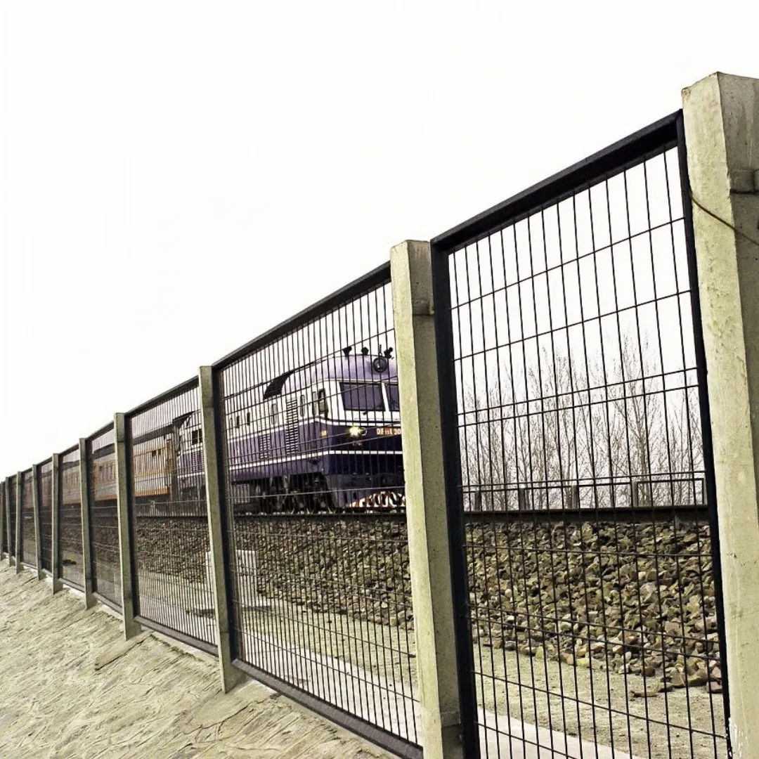 Customized Welded Wire Mesh Railway Fence Panels with Protective Coating for Corrosion Resistance