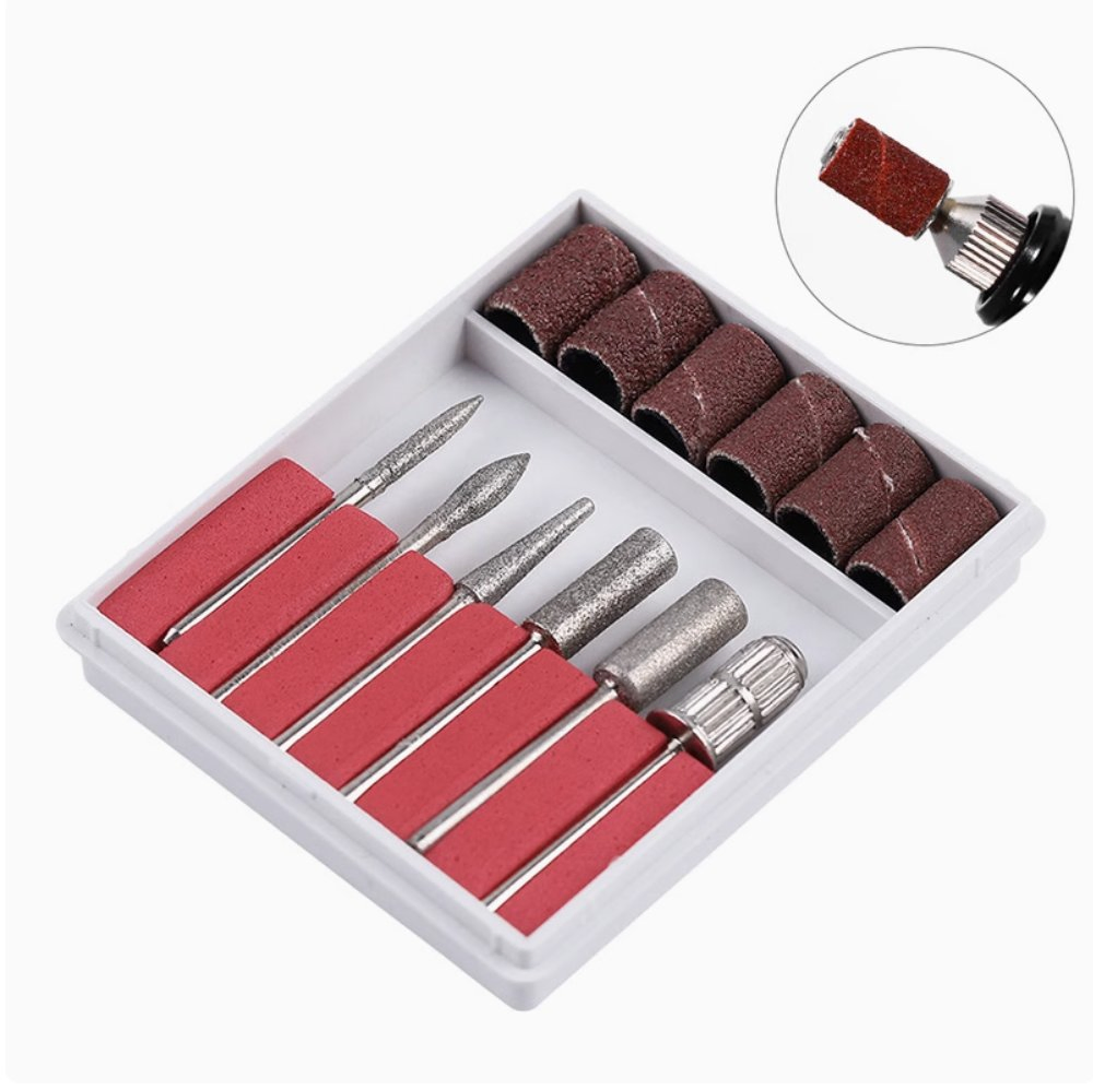 Professional Nail Drill Bits Set Nail Art Tools for Salon & Home Use