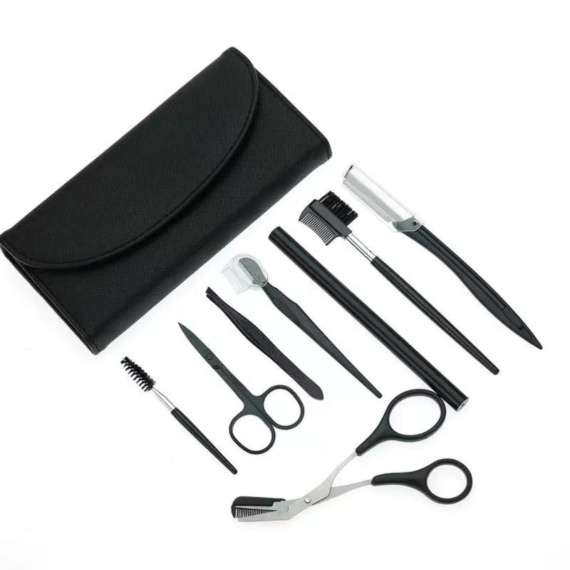 Wholesale Beauty Mirror Glow Stainless Steel Beauty Eyelash Trimmer Eyebrow Nose Trimmer