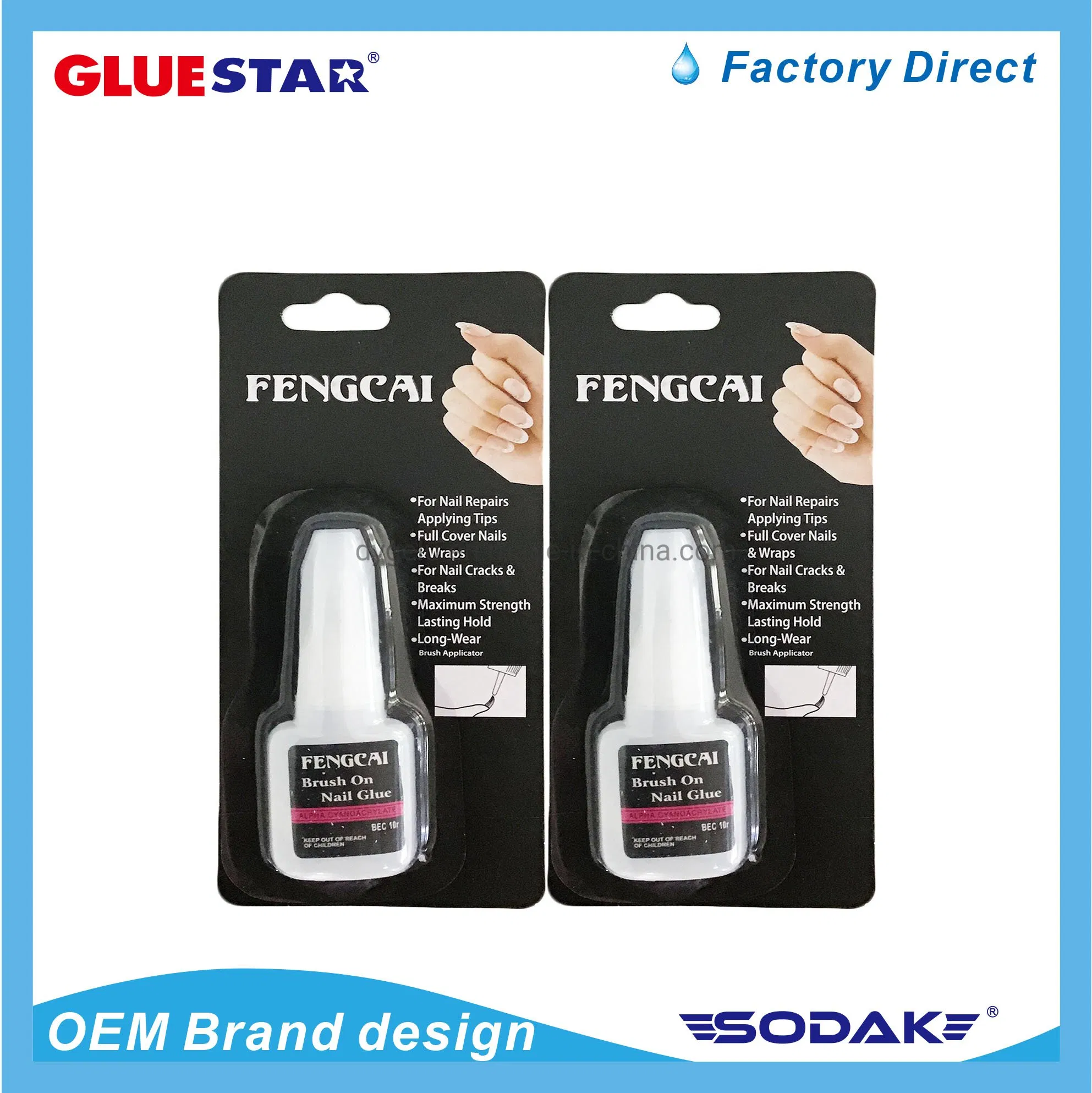 High Quality Wholesale Customized Multiple Colors Nail Tips Glue Gel Suppliers
