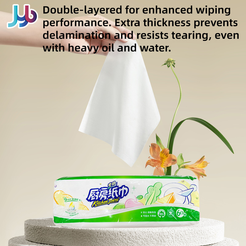 High-End Kitchen Paper Towels Absorb Oil Quickly and Wipe Dishes Without Paper Scraps