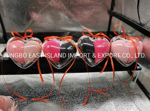 2PCS/Set Make up Sponge Heart-Shape Box Custom Latex Free Super Soft Cosmetic Powder Puff Blending Beauty Makeup Sponge Blender