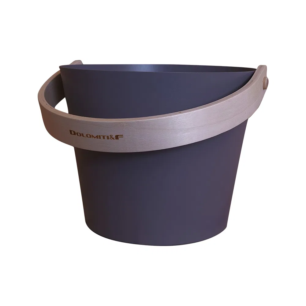 Sauna Room Set 4-Piece Bucket Ladle Thermo-Hygrometer & Sand Timer