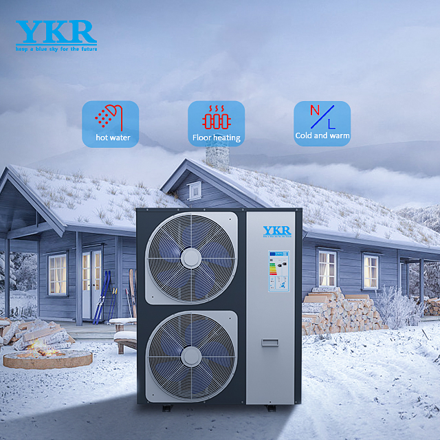Chinese High Efficiency Air Source Domestic Water R32 Inverter Air-Water Thermodynamic Heat Pumps R290 Monobloc