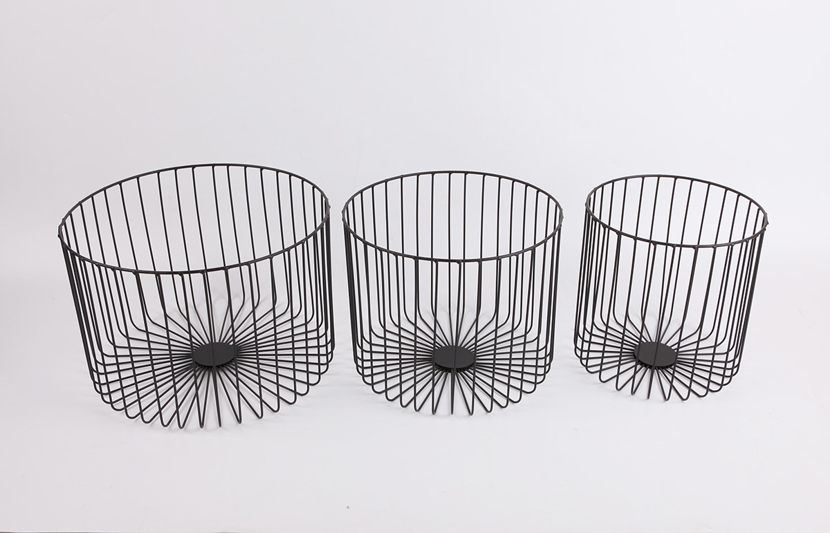 High Quality Nordic Style Metal Basket