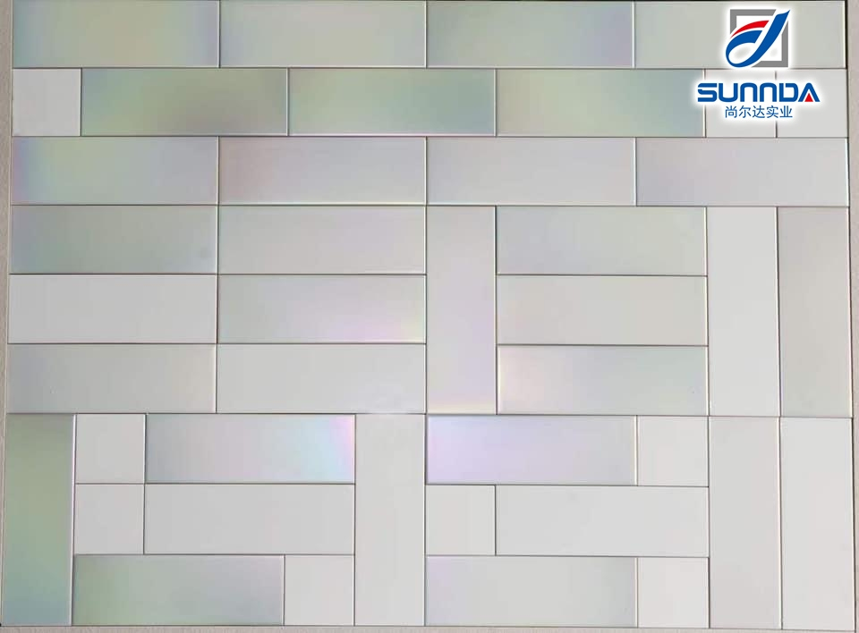 Eco-Friendly Ceramic Wall Tile Backsplash Grey Subway Tile for Kitchen Bathroom Wall Panel for Home Decoration