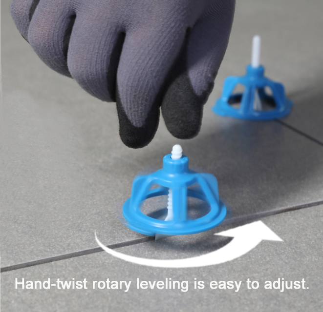 Plastic Ceramic Tile Deck Leveling System Spin Tile Leveling System Caps