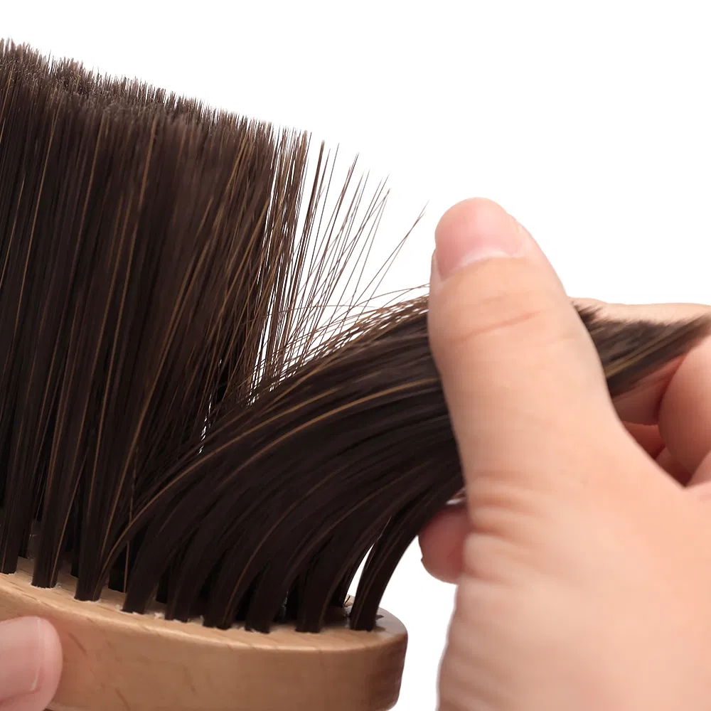 Wholesale Salon Barber Combs Custom Shop Barber Duster Brush Wooden Handle