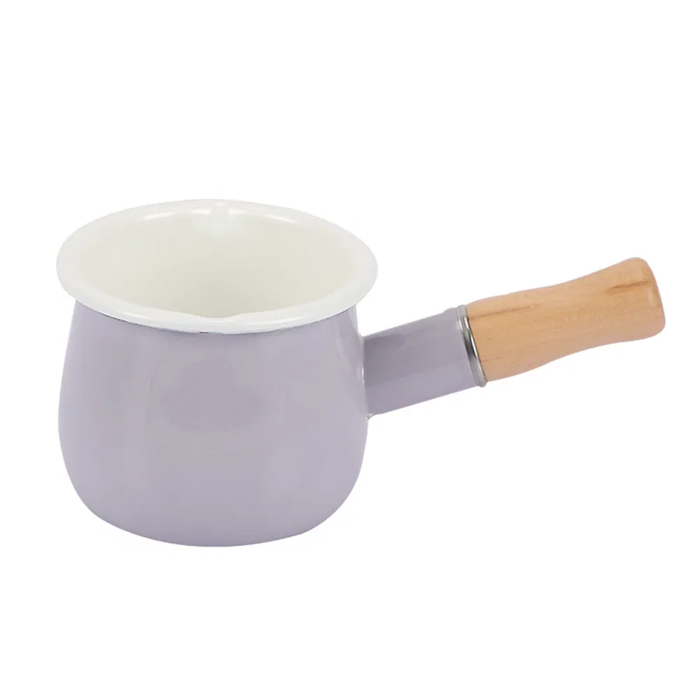 Japanese Mini Snow Pan Induction Carbon Steel Cookware 10cm Enamel Milk Pot Mini Cooking Pans