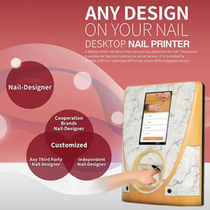 Manicure Nail Polish Art Printer Veding Machine Printer 3D Digital Nail Art