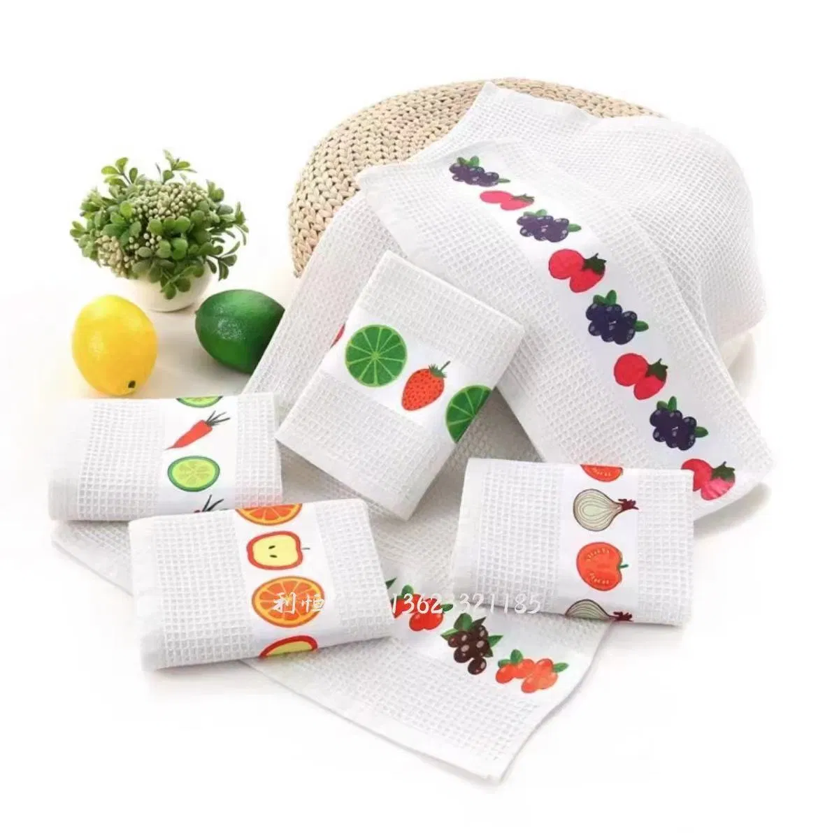 Handkerchief, Kitchen Towels for Catering, Drying, Cleaning and Washing, Car, Plane, Train Cloth, Dining Towel Tea Towel for Kitchen Dish Towel