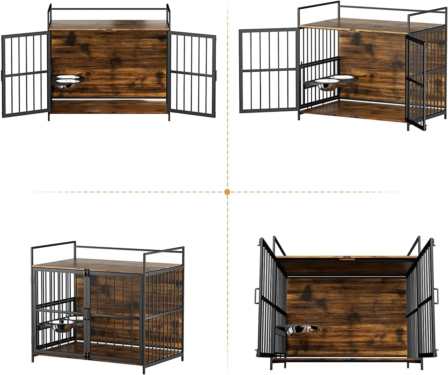 Heavy-Duty Dog Pet Cage for Indoor and Outdoor Use