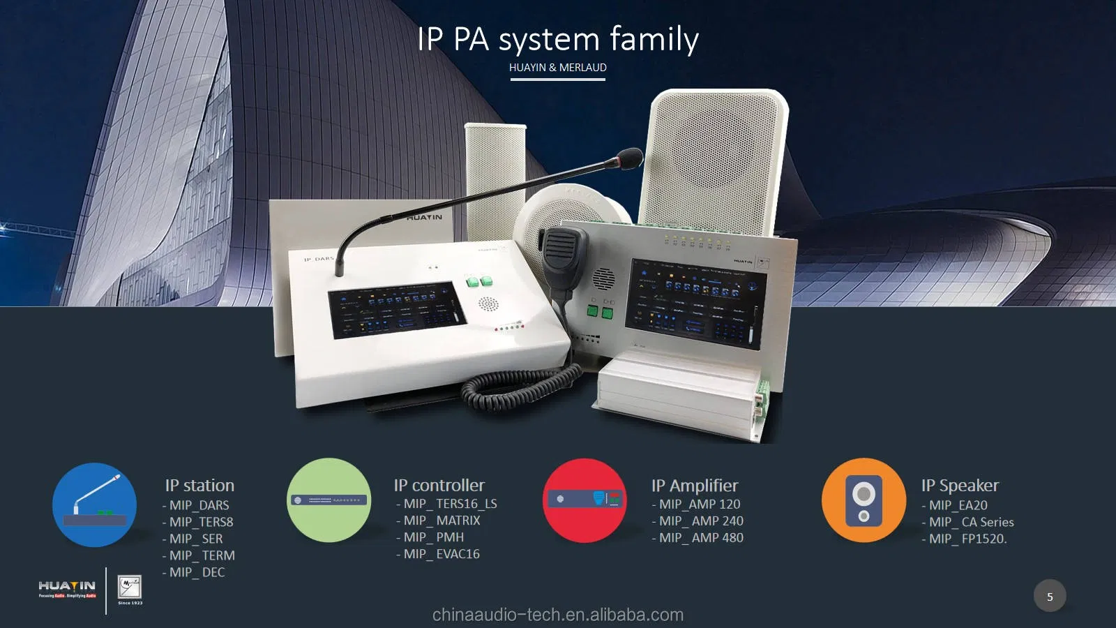 IP PoE микрофон для оповещения и переговоров