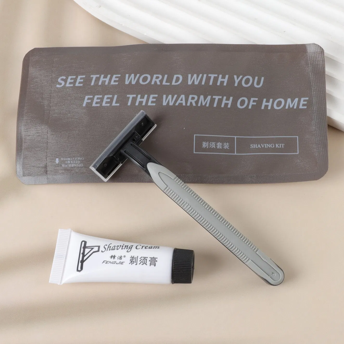 Grey Custom Design Luxury Disposable High Quality Hotel Amenities for Wholesale