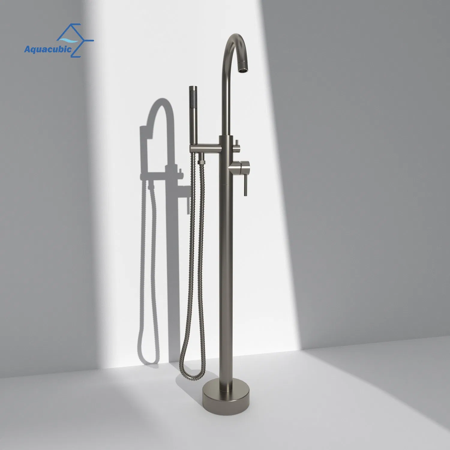 Brass Freestanding Bathtub Faucet with Hand Shower (AF6009-2H)