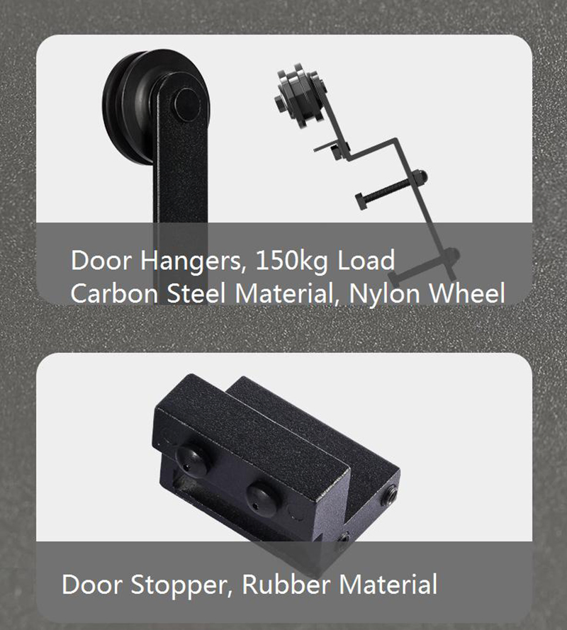 Home Doors Hardware Wooden Sliding Barn Door Hardware Wood Gates Sliding Roller