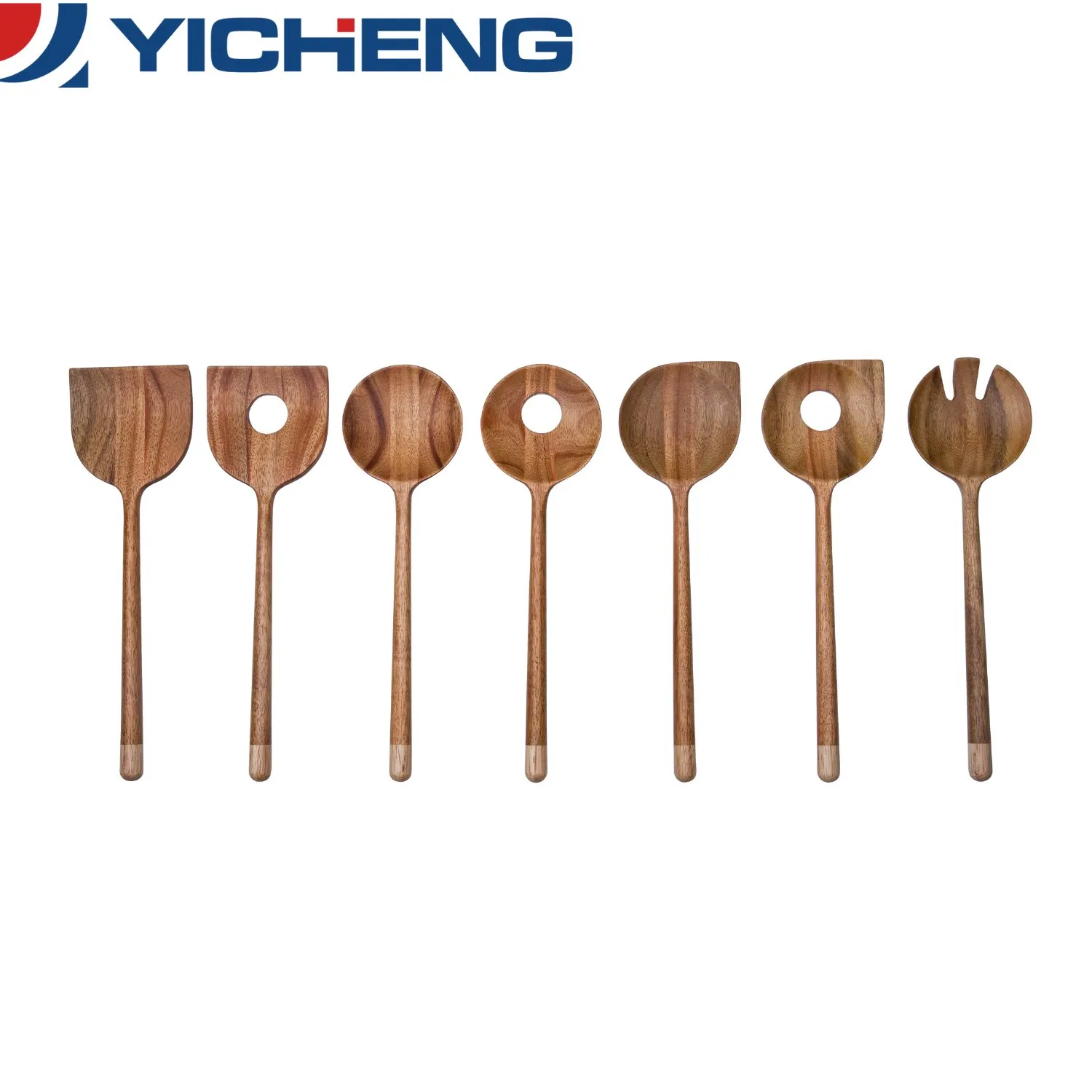 Сервировочная чаша из акации для салатов и фруктов