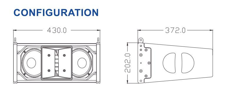 Small Size Dual 6" Line Array Speaker