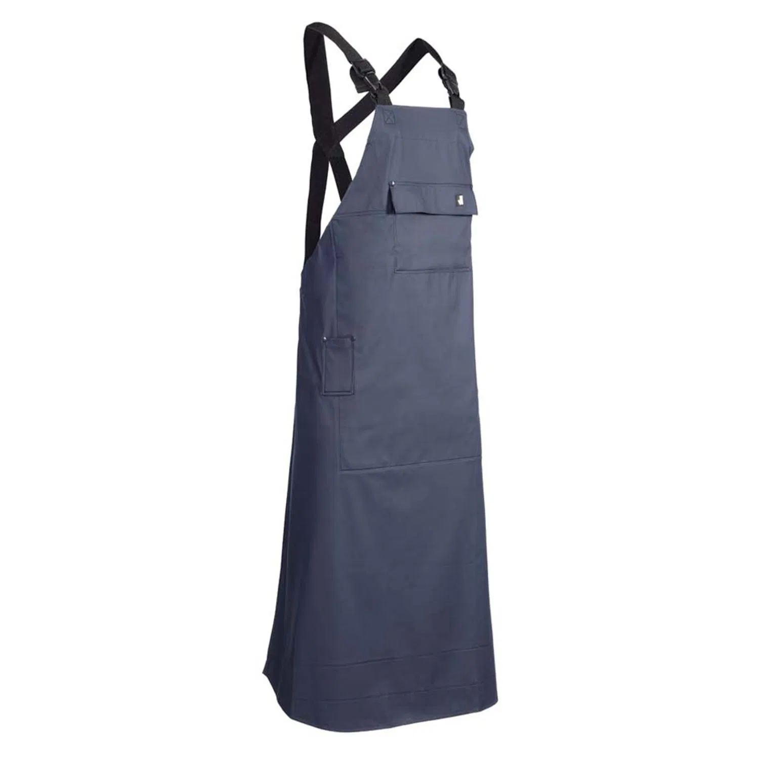 Customized Logo Adjustable 50% PU 50% PVC Coating Waterproof Reusable Work Aprons with Pockets