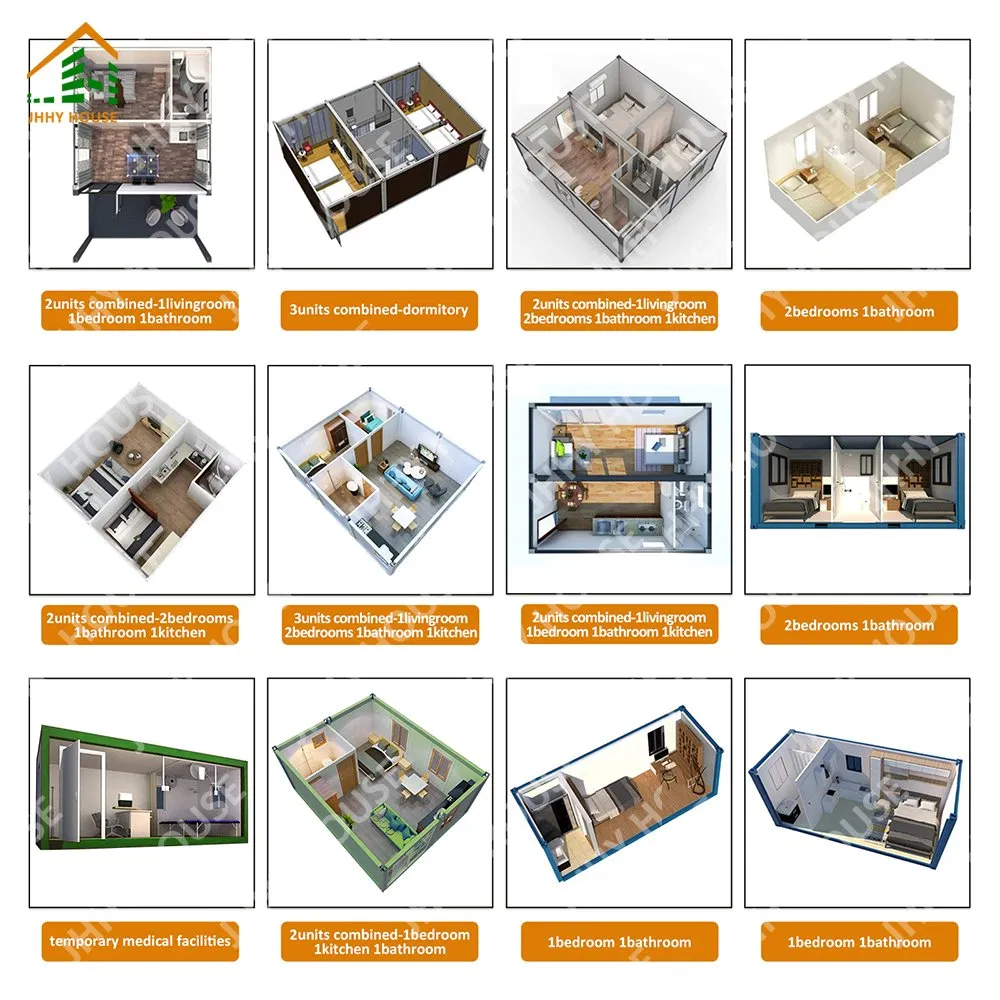 Luxury Detachable Mobile Home Portable Apartment Hotel Prefab Tiny Prefabricated Container House