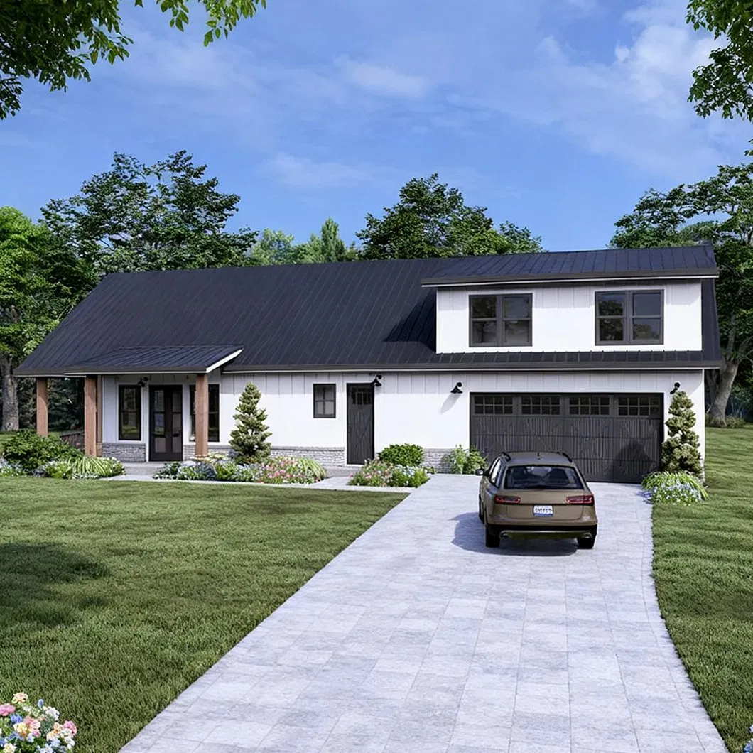 Prefabricated House for Villa Home Factory Directly Selling Steel Structure Frame Villa Houses 4 Bedroom with Huge Discount