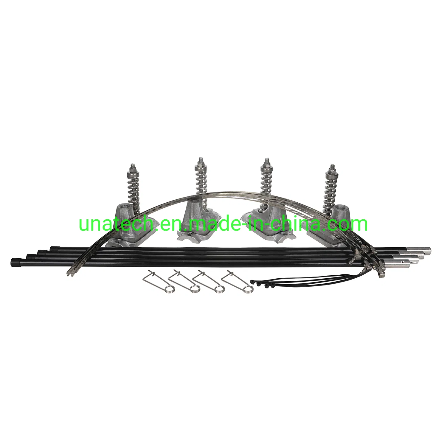 Street Light Pole Advertising Spring-Loaded Banner Sign Stand