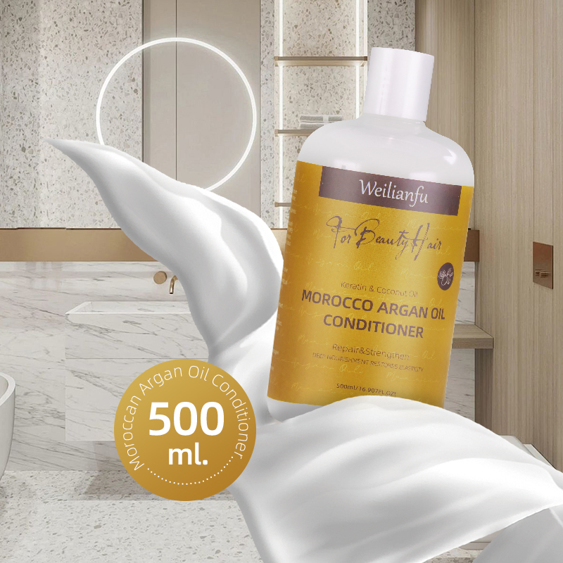 Free Design Available Moroccan Argan Oil Hair Shampoo and Conditioner Set - Nourishing Formula for Smooth Hair, Frizz-Free Hair Shampoo