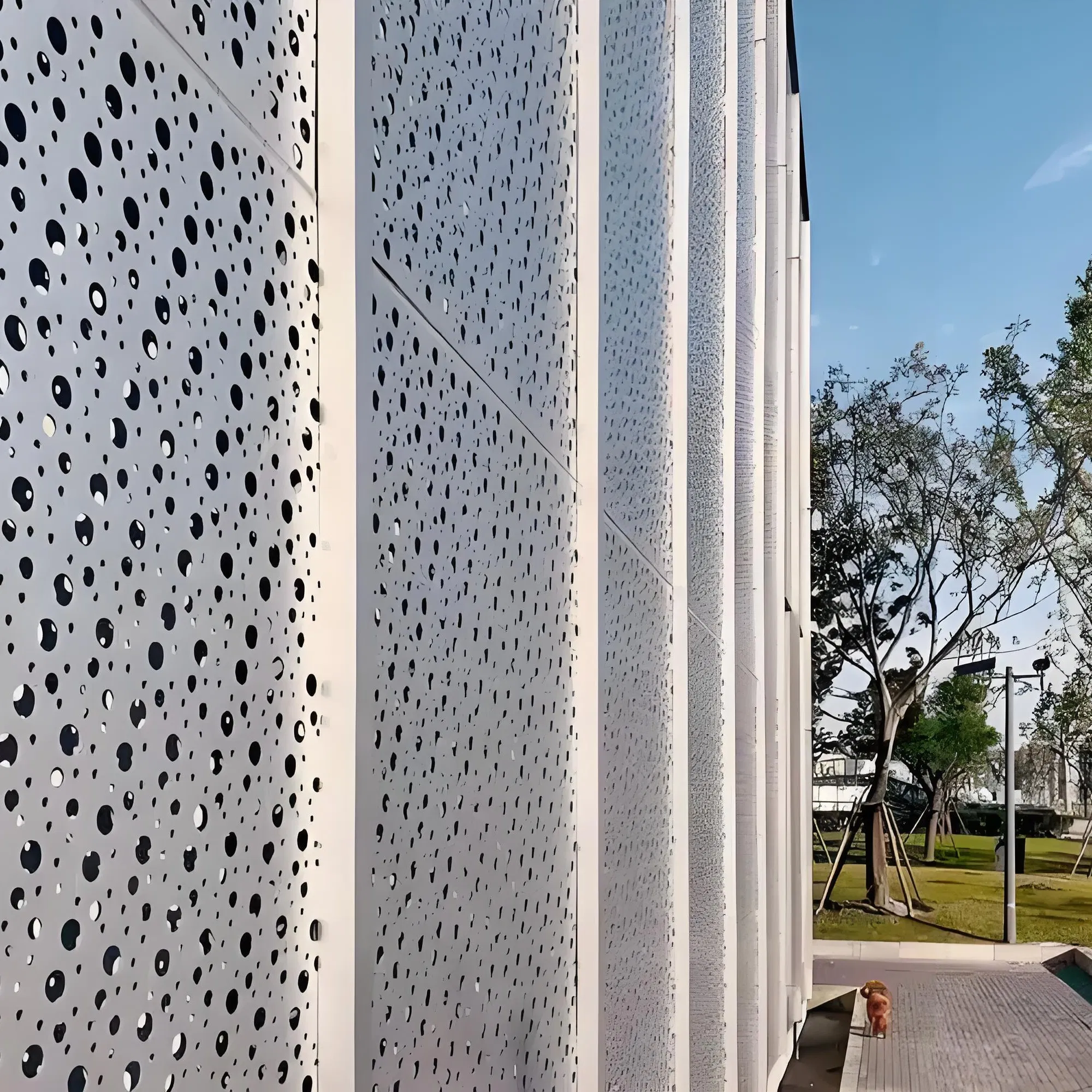 Versatile Aluminum Cladding Customized Colors 3 0mm Thickness Powder Coating