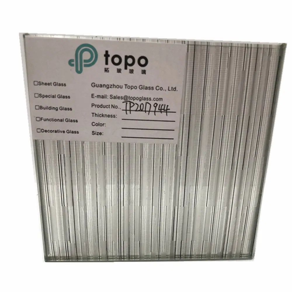 4mm+4mm Dry Laminated Wire Glass (PLW-TP)