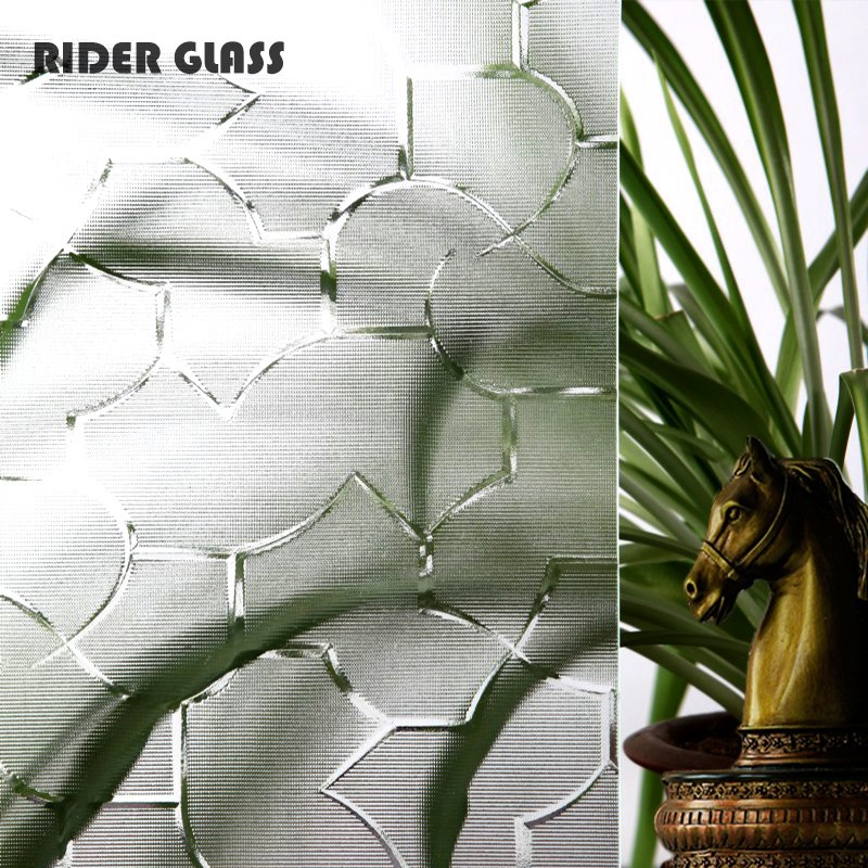 3-8mm Clear Moru-II Patterned Glass