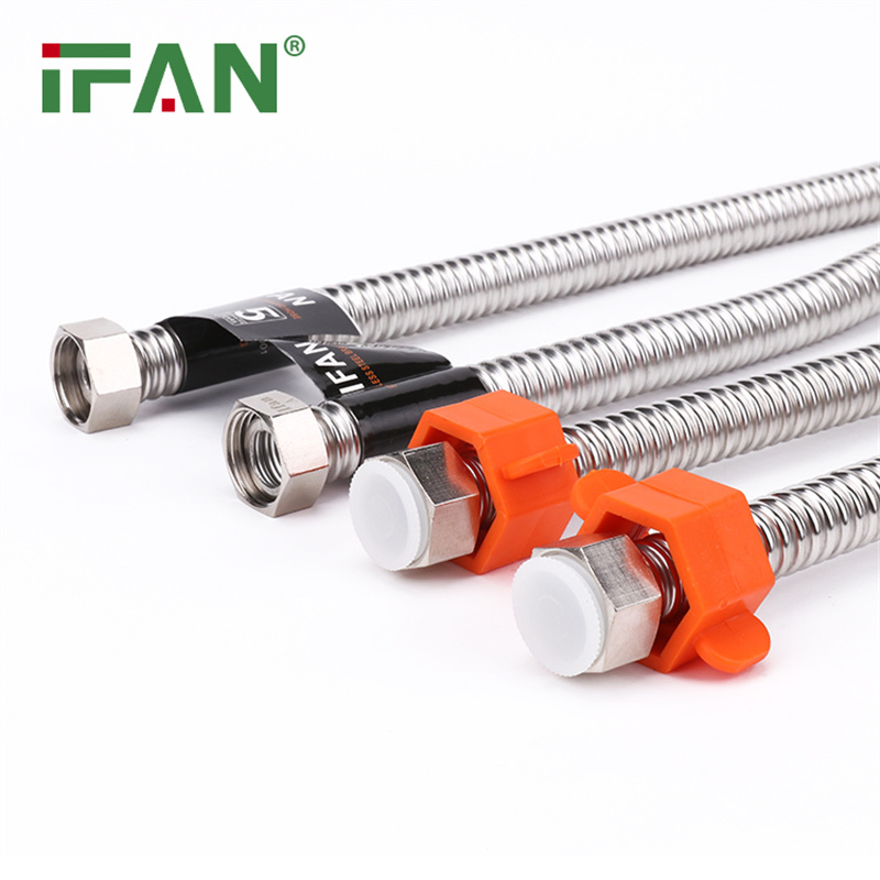 Ifan Water 304 Stainless Steel Corrugated Pipe Tube Shower Flexible Hose Corrugated Pipe