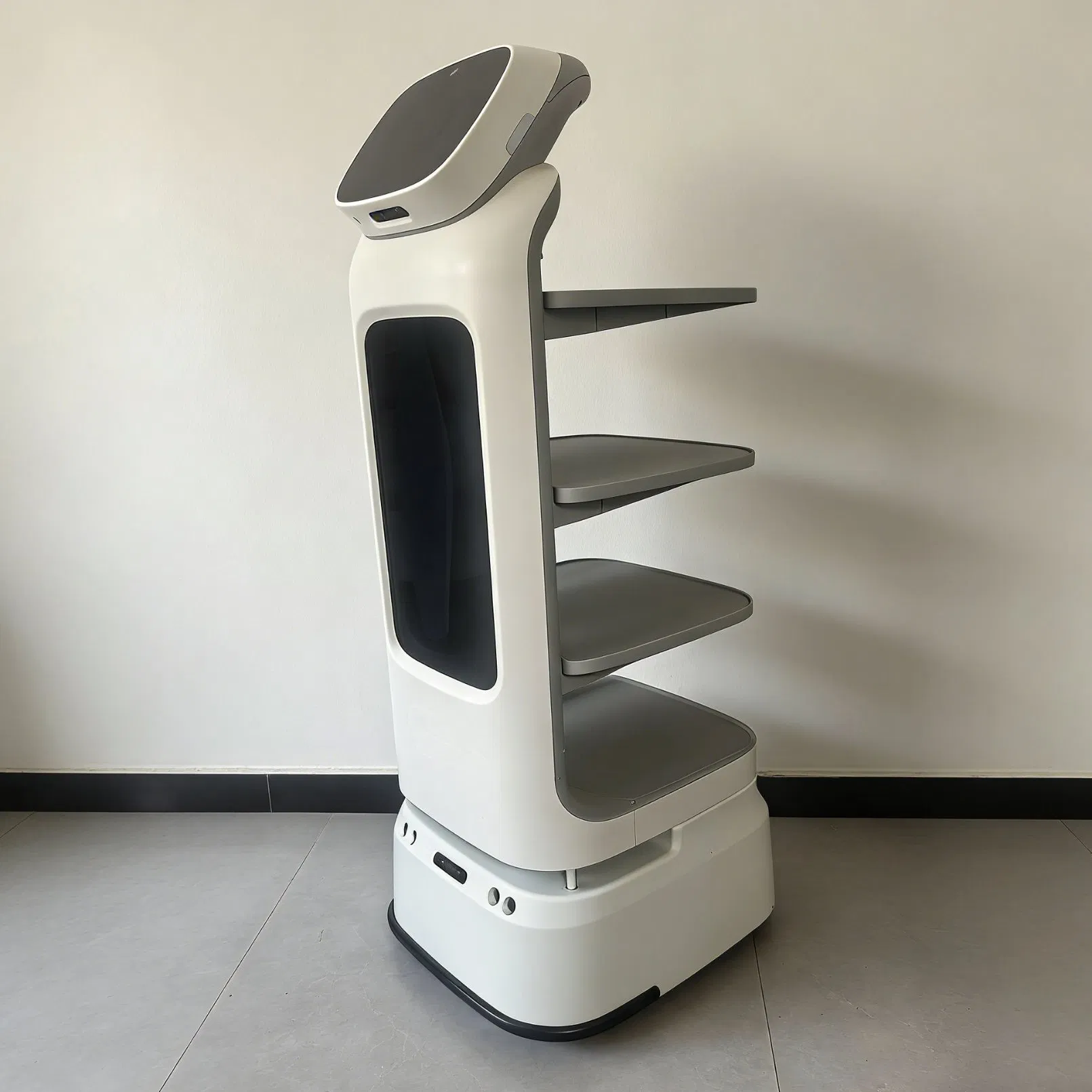 Popular Fixed-Point Smart Touchscreen Route Optimization Food Delivery Robot