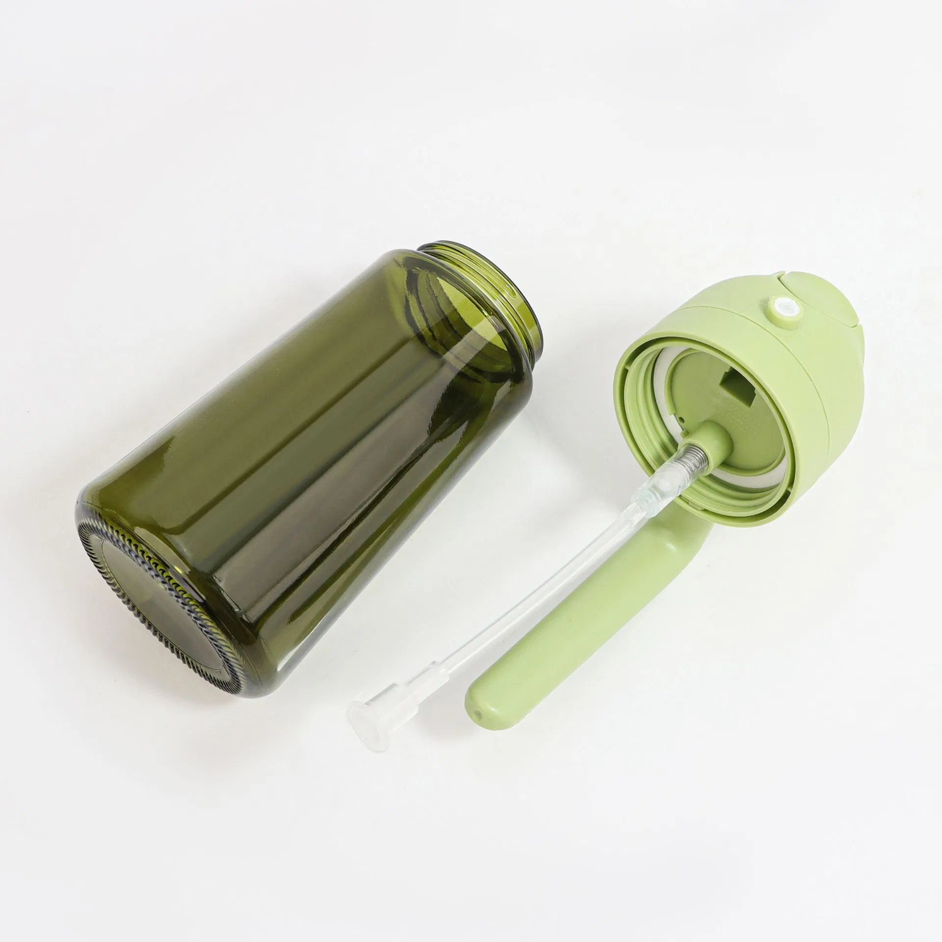 Multifunctional 2-in-1 Oil Sprayer & Dispenser 470ml Olive Oil Sprayer Glass Bottle Dispenser