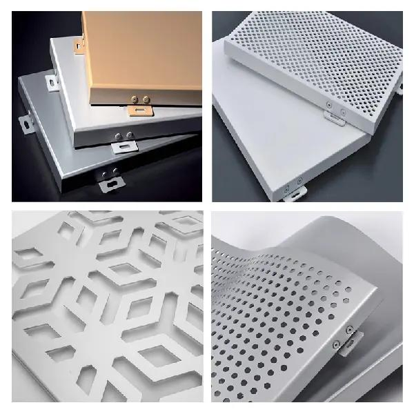 Decorative Aluminium Facade Panel Perforated System Panel for Buildings